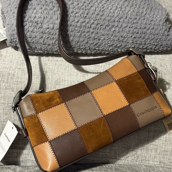 Coach Handbags - Coachtopia Small Slouchy Shoulder Bag (Alter Ego) Tan Multi - NWT